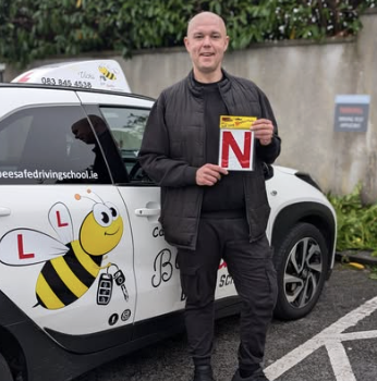 Bee Safe Driving School student — Roscommon test passed