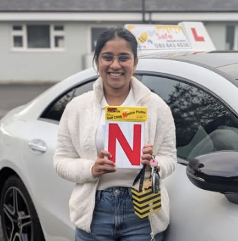 Bee Safe Driving School student — So proud of this one