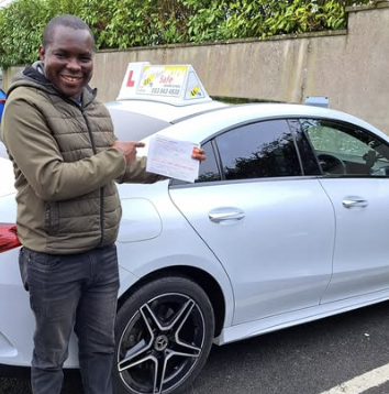 Bee Safe Driving School student — All smiles after passing