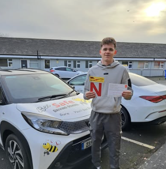 Bee Safe Driving School student — Confident on the road