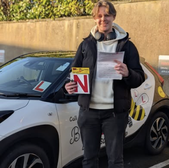 Bee Safe Driving School student — Calm, focused, qualified