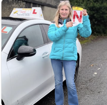 Bee Safe Driving School student — N-plates ready to go