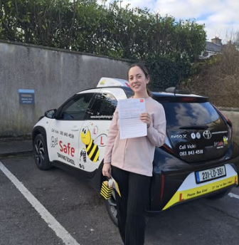 Bee Safe Driving School student — Test passed in Roscommon