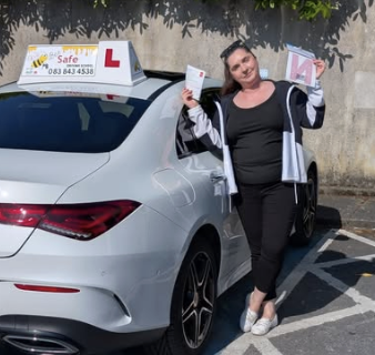 Bee Safe Driving School student — Full licence — well done!